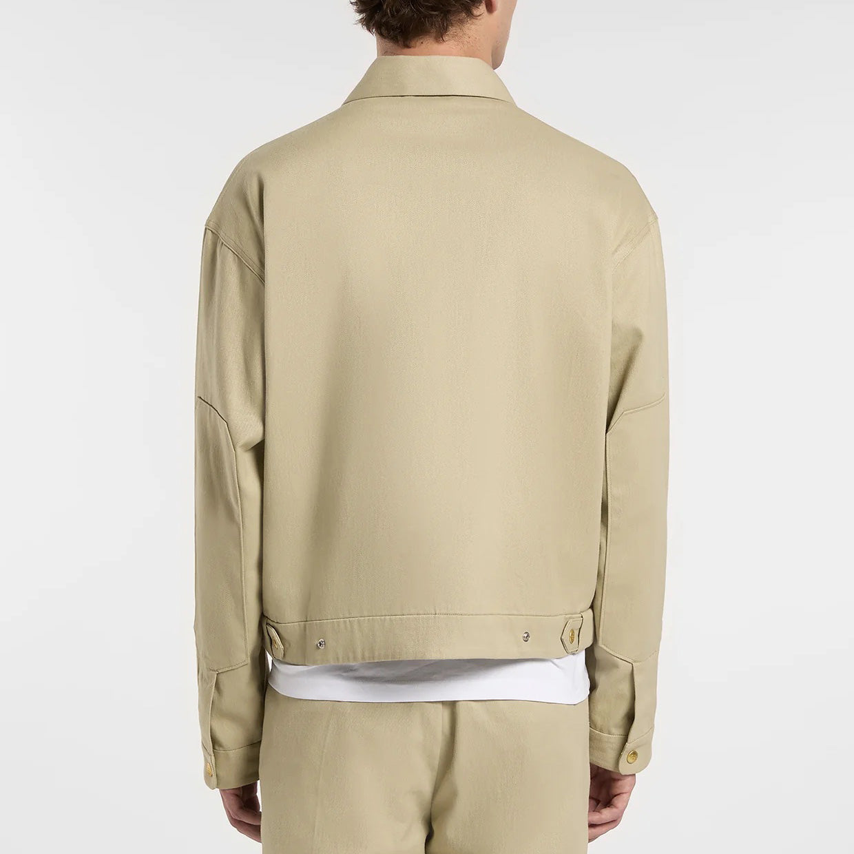 Hemp Twill Trucker Jacket - Eucalyptus