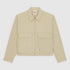 Hemp Twill Trucker Jacket - Eucalyptus