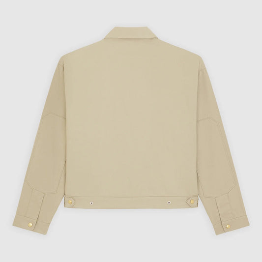 Hemp Twill Trucker Jacket - Eucalyptus