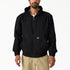 Unlined Canvas Hooded Bomber - Black