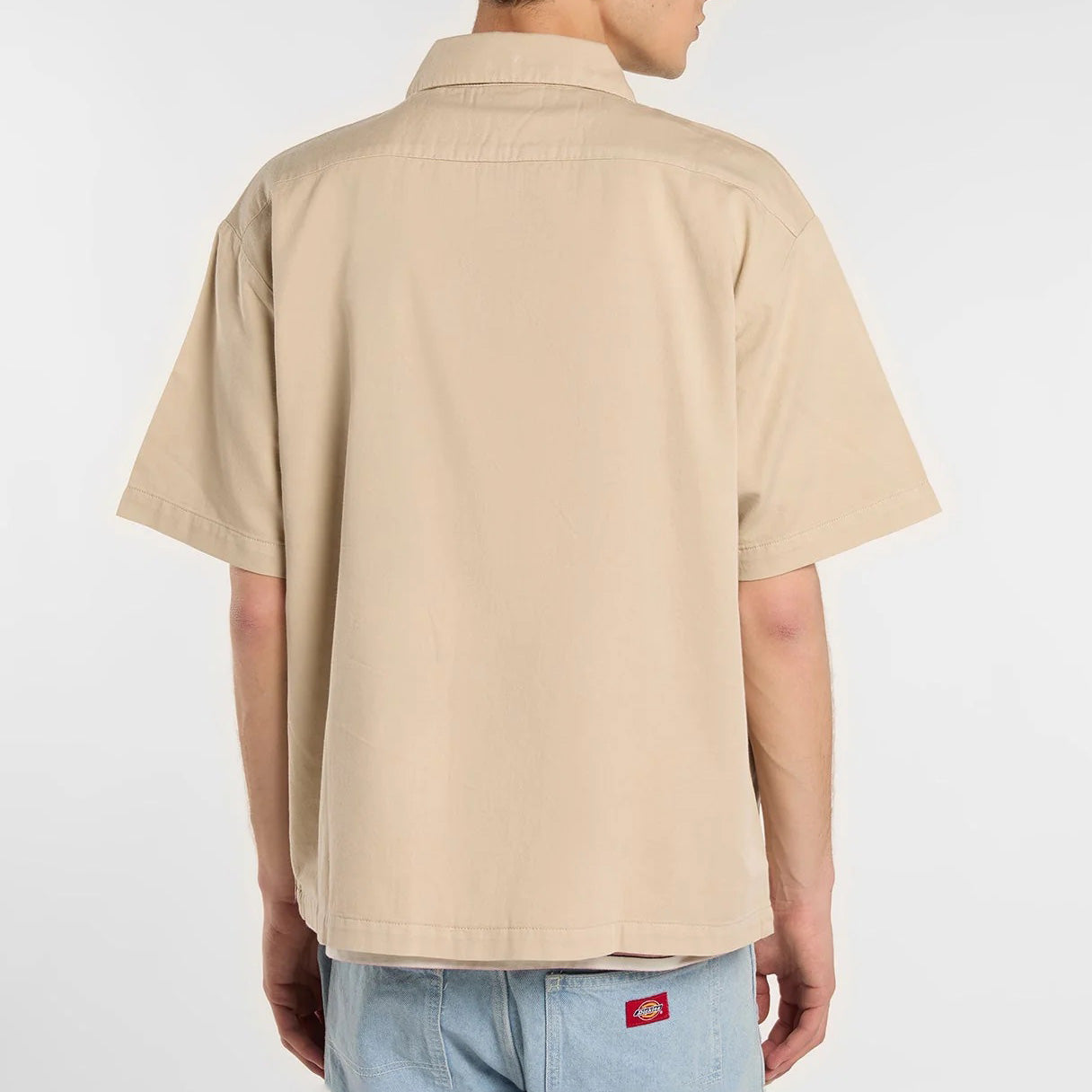 247 Garment Dye SS Work Shirt - Stone