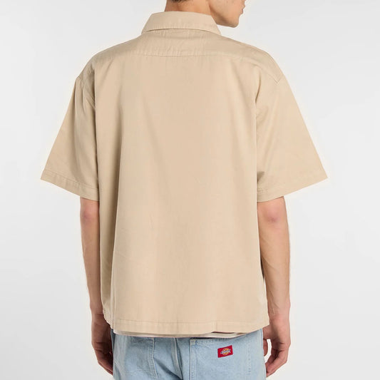 247 Garment Dye SS Work Shirt - Stone