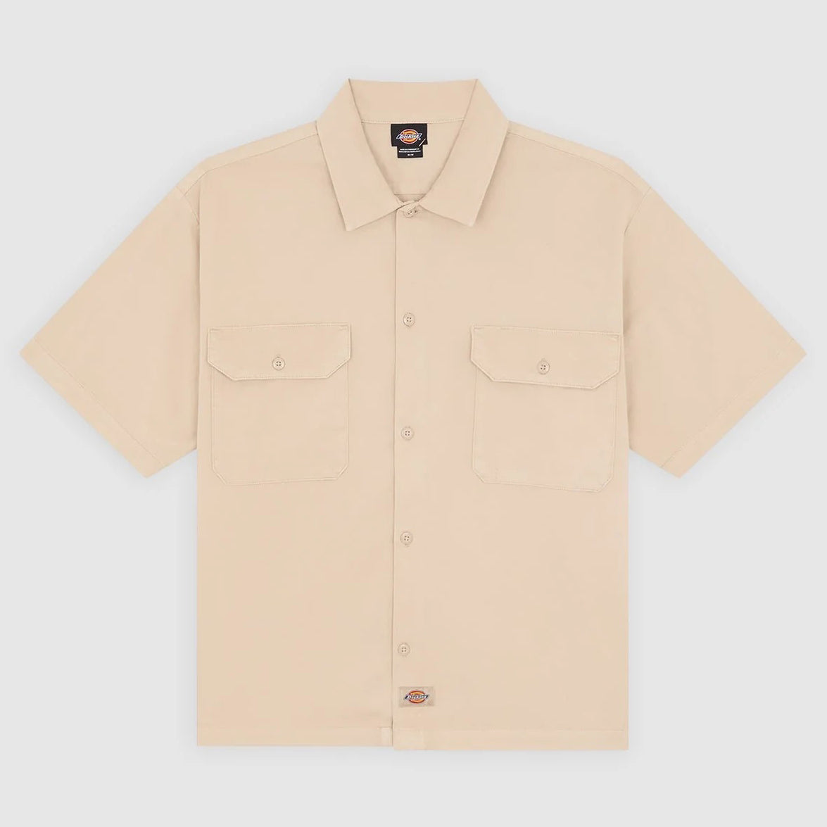 247 Garment Dye SS Work Shirt - Stone