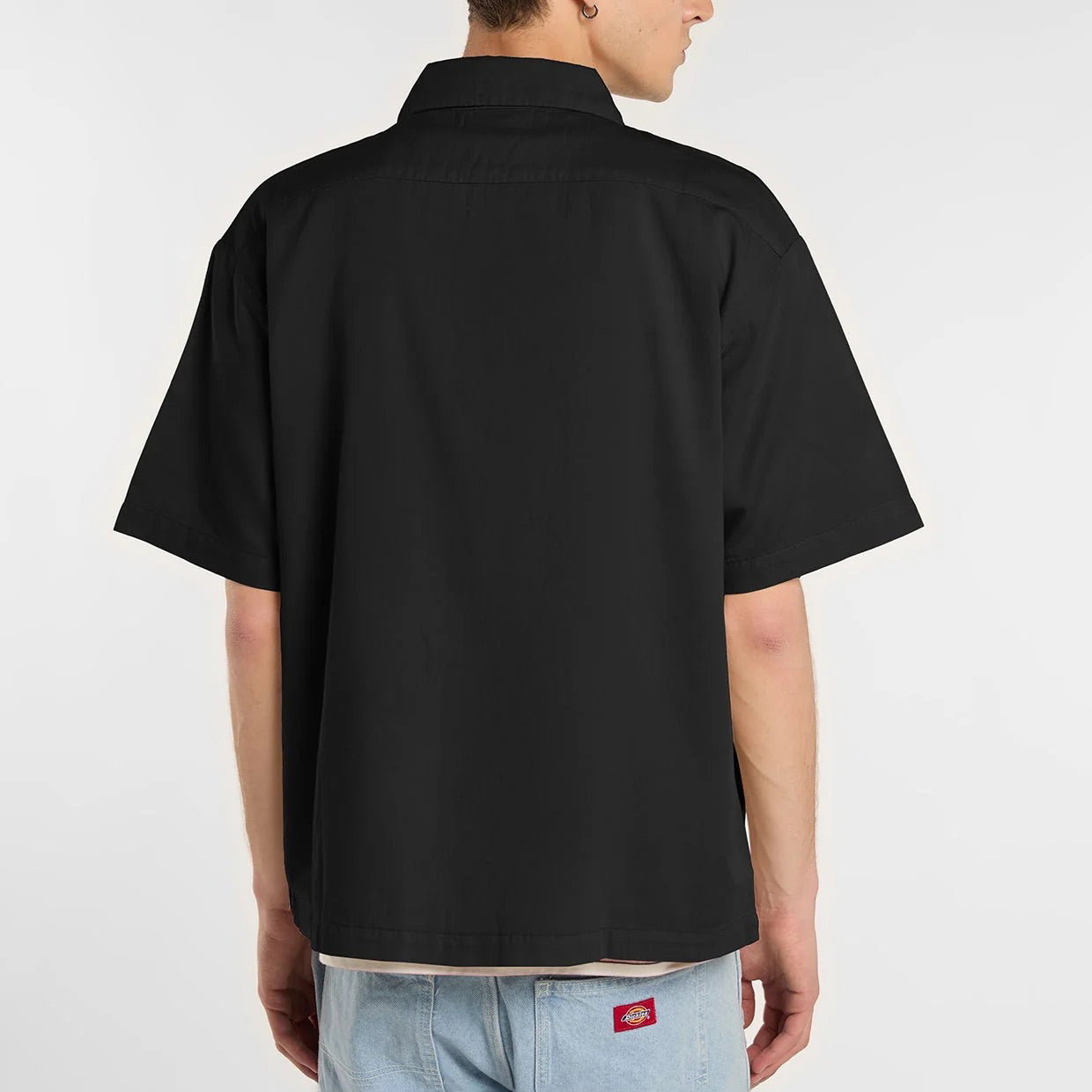 247 Garment Dye SS Work Shirt - Black