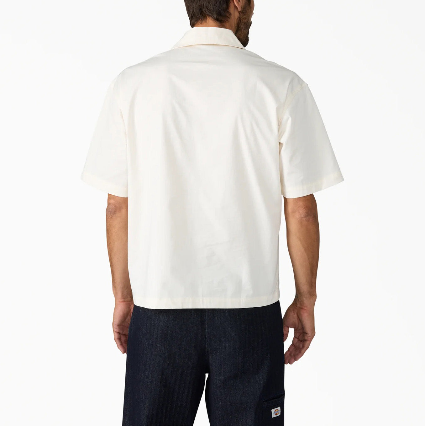 Cadiz Quarter Zip SS Shirt - Egret