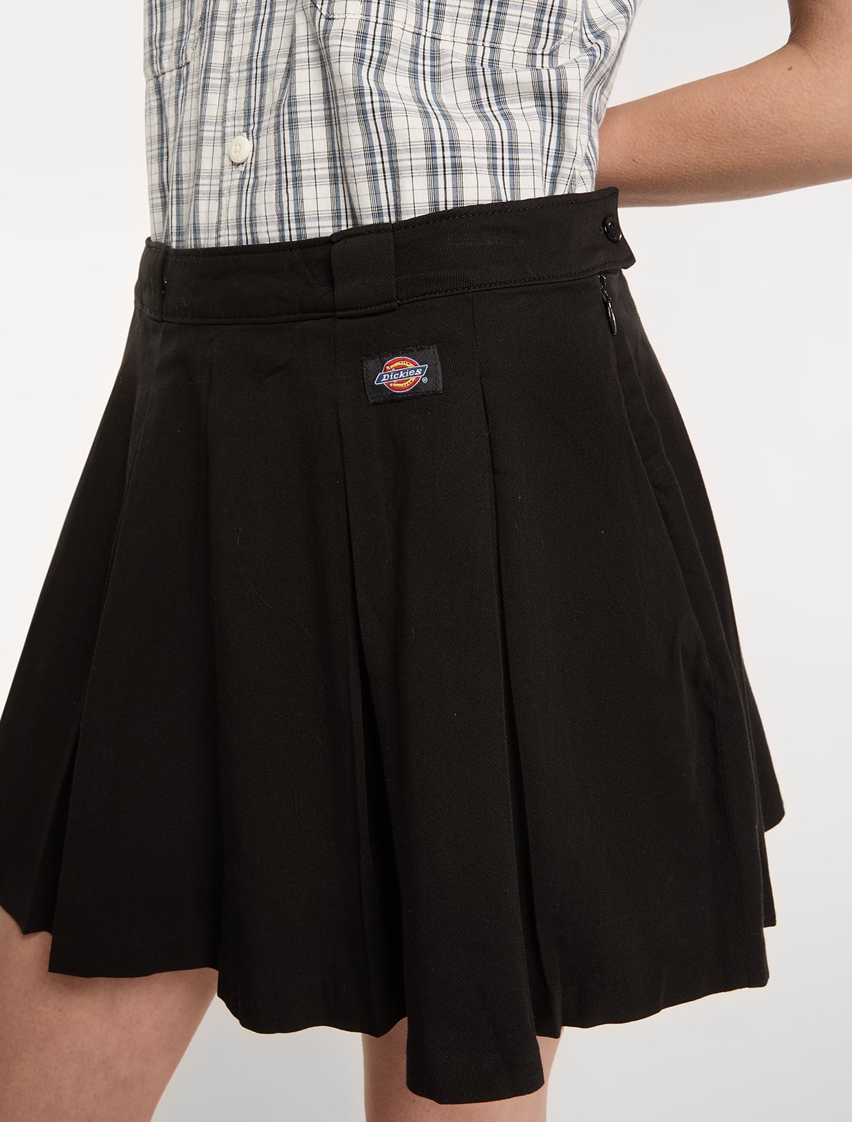 W' 247 Work Skirt, Garment Dyed - Black