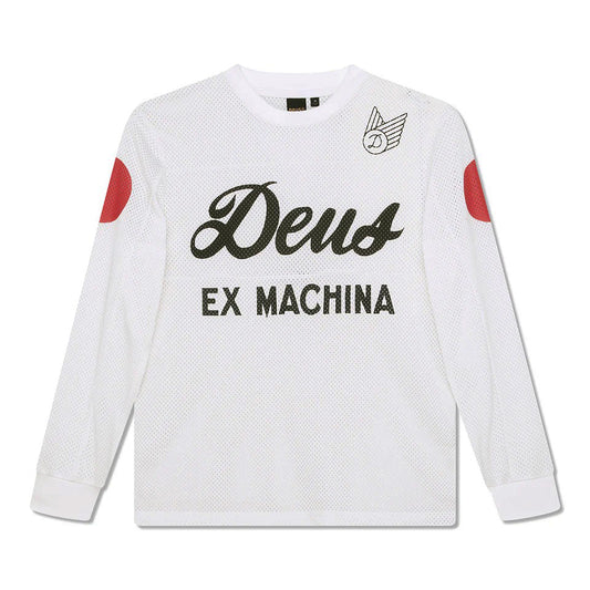Saber Moto Jersey 26 - Vintage White