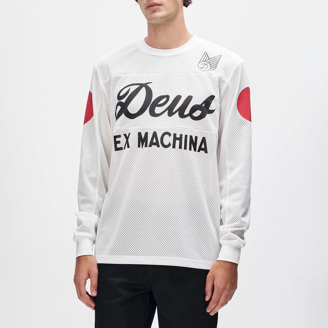 Saber Moto Jersey 26 - Vintage White