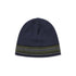 Diagonal Pattern Beanie - Navy
