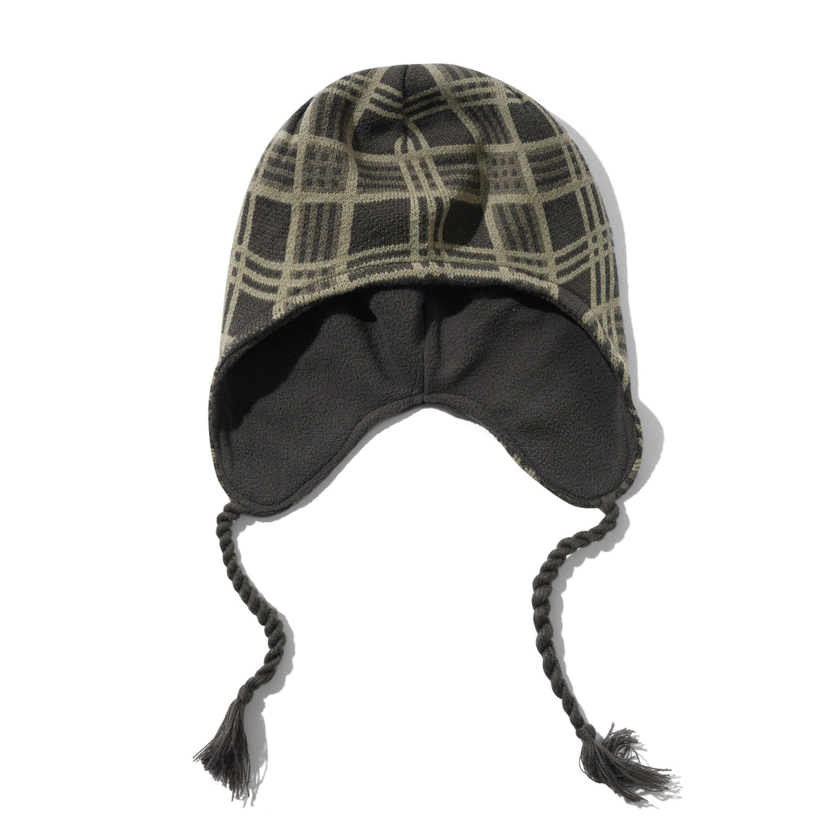 Ear Flap Beanie - Plaid