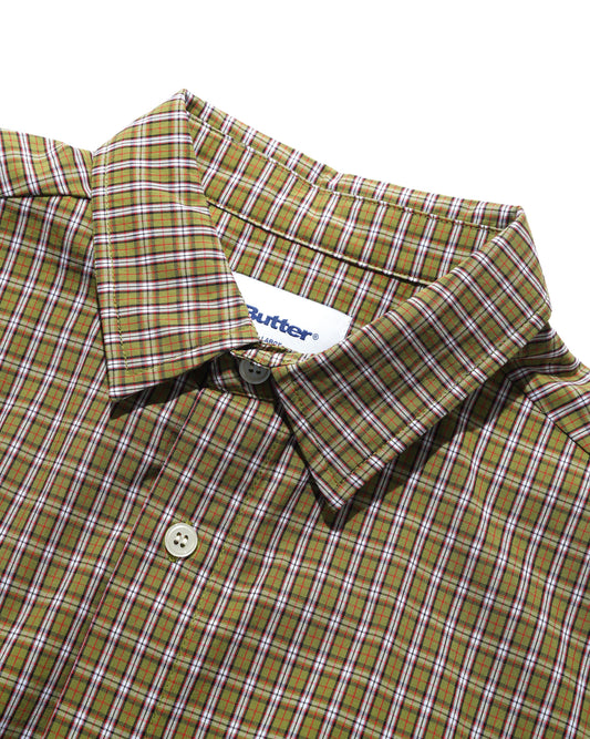 Equipment S/S Shirt - Lime / Red