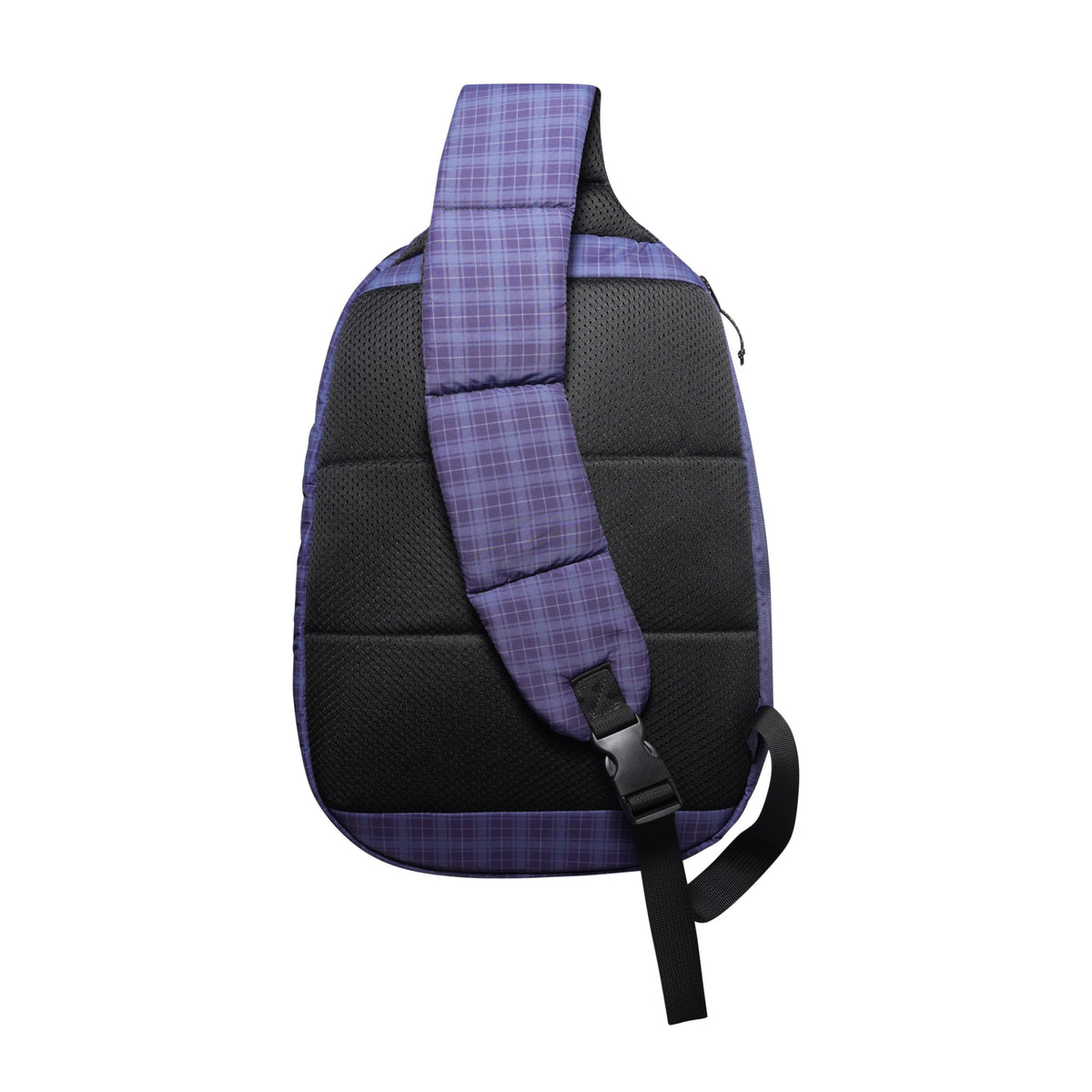 Express Shoulder Bag - Navy Plaid