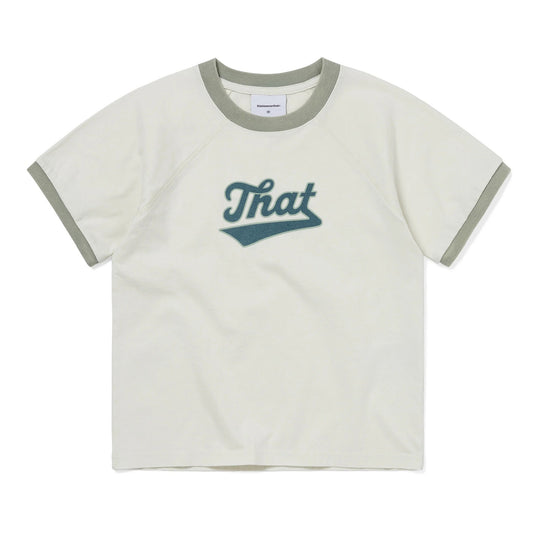 W’ Faded Raglan Tee - Yellow / Green