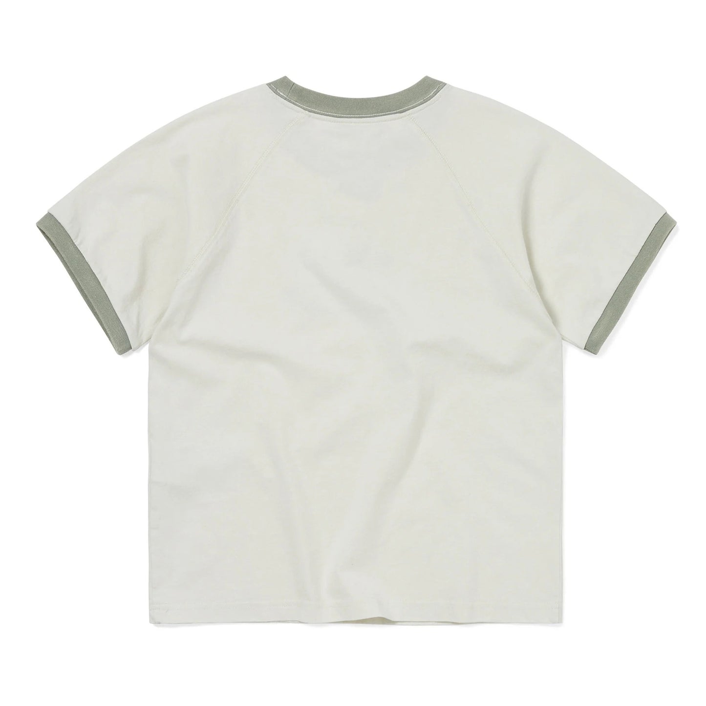 W’ Faded Raglan Tee - Yellow / Green