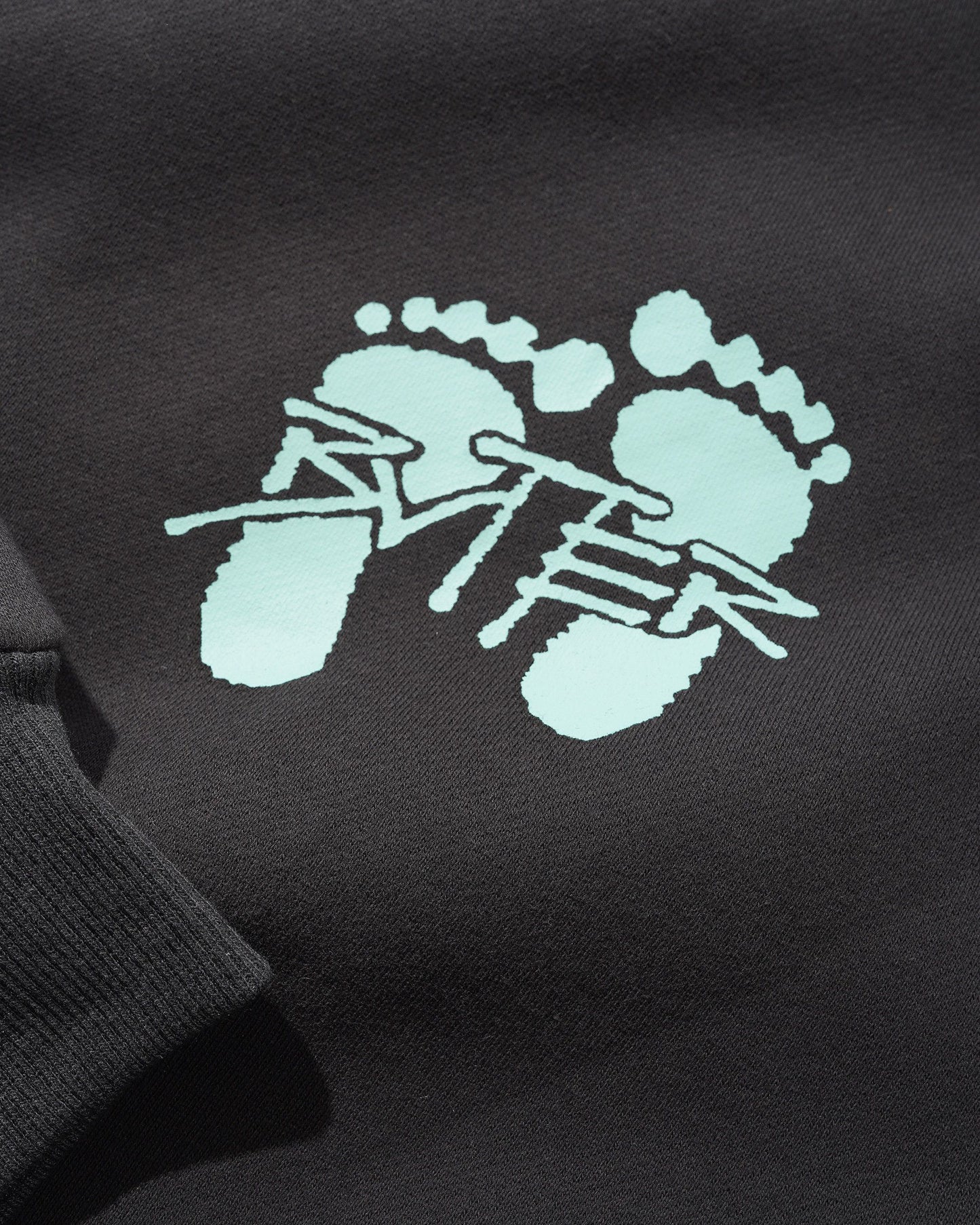 Footprints Tee - Black