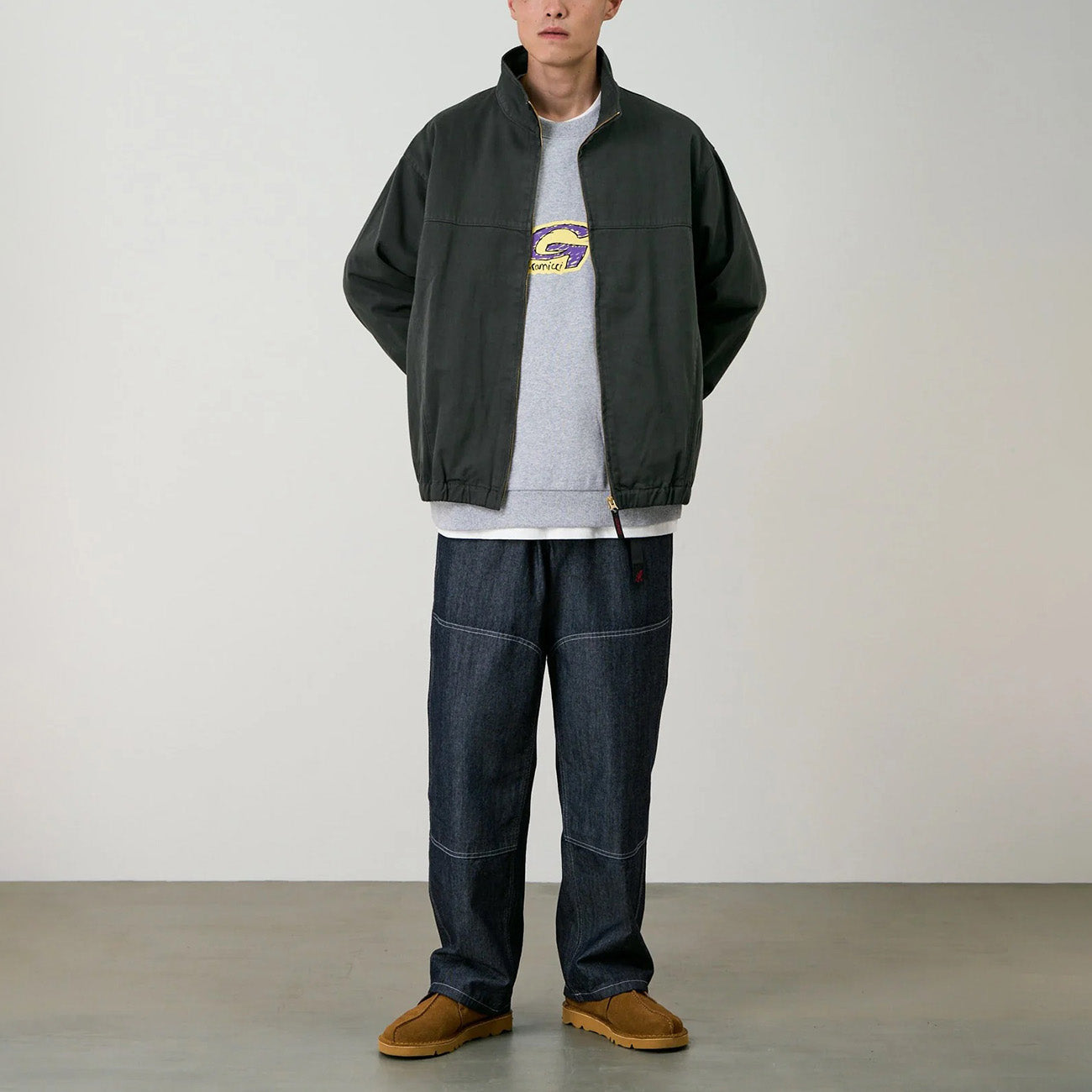 Twill-Around Jacket - Smokey Grey