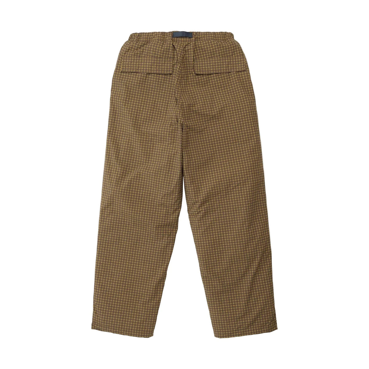 Mini Check Nylon Pant - Brown Check