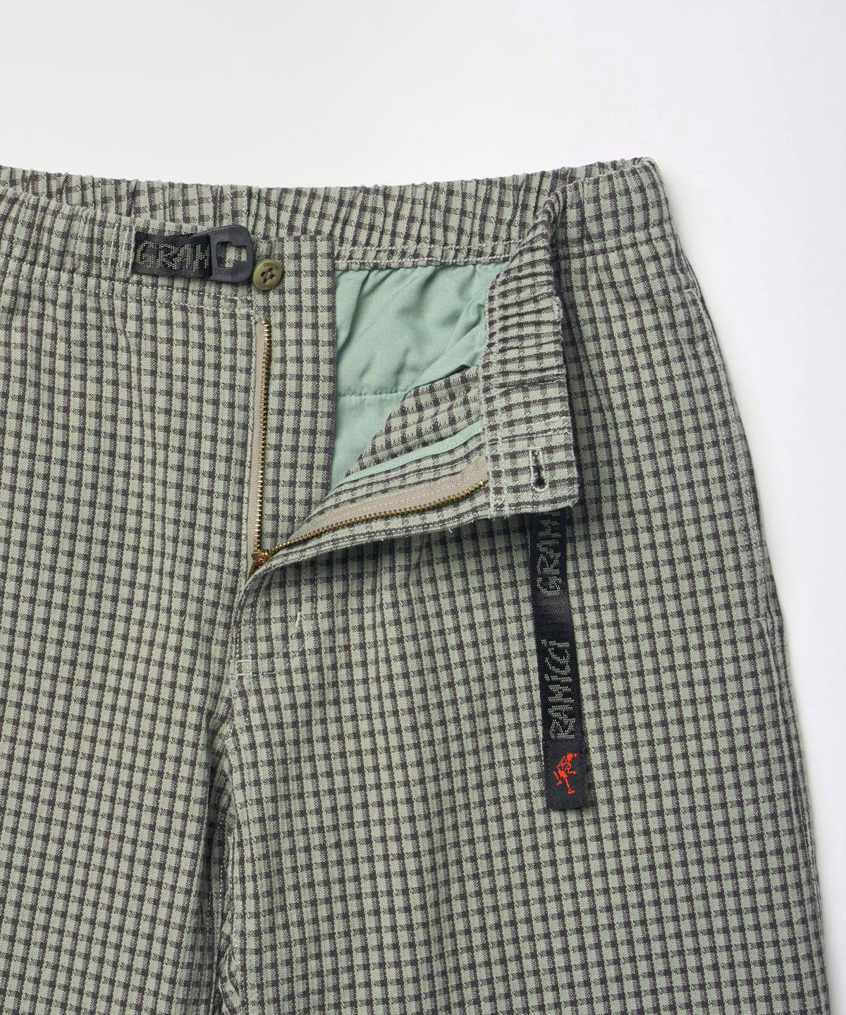 Dobby Plaid Gramicci Pant Straight Fit - Stone