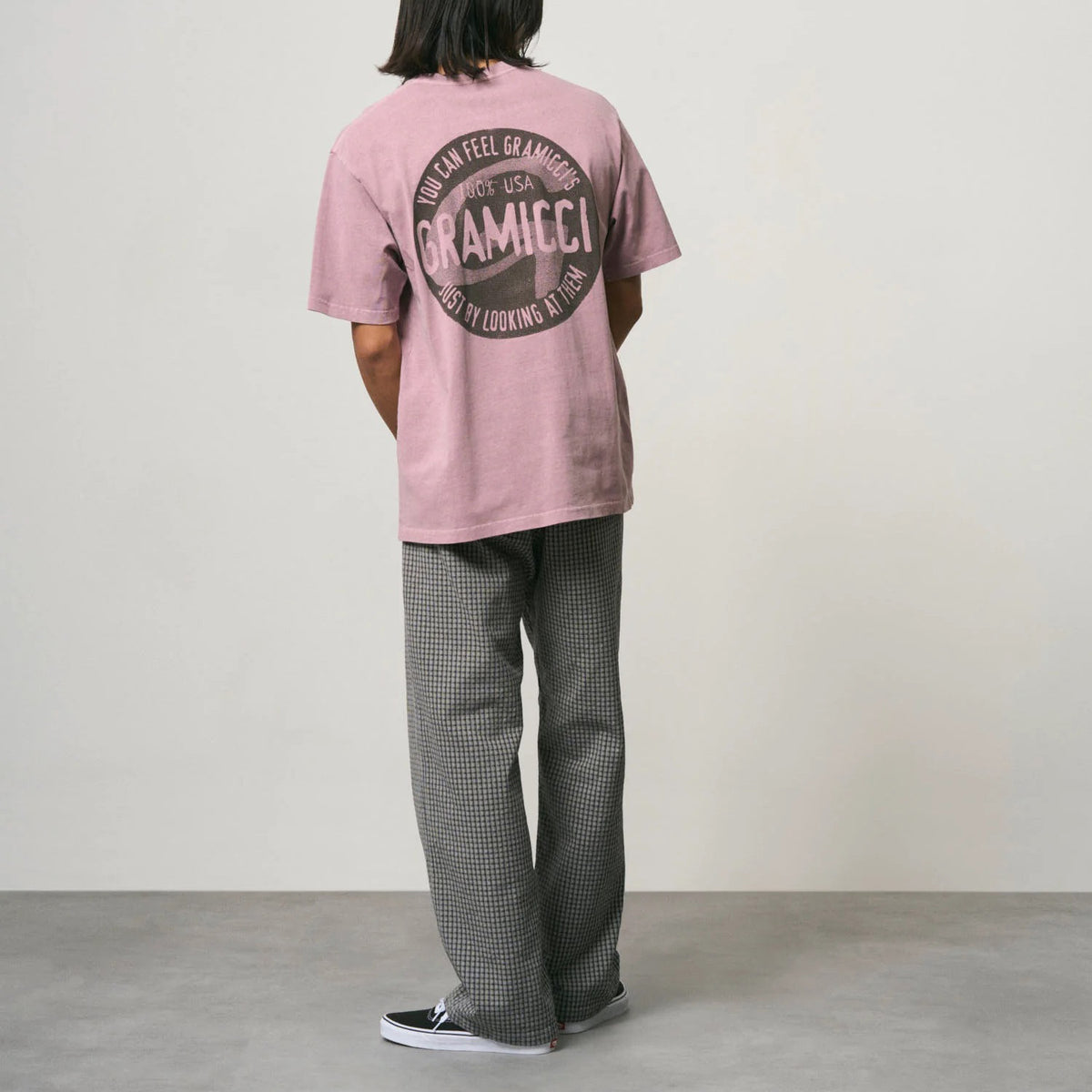 Dobby Plaid Gramicci Pant Straight Fit - Stone