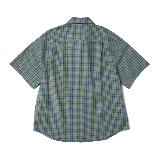 H Star SS Plaid Shirt - Marine
