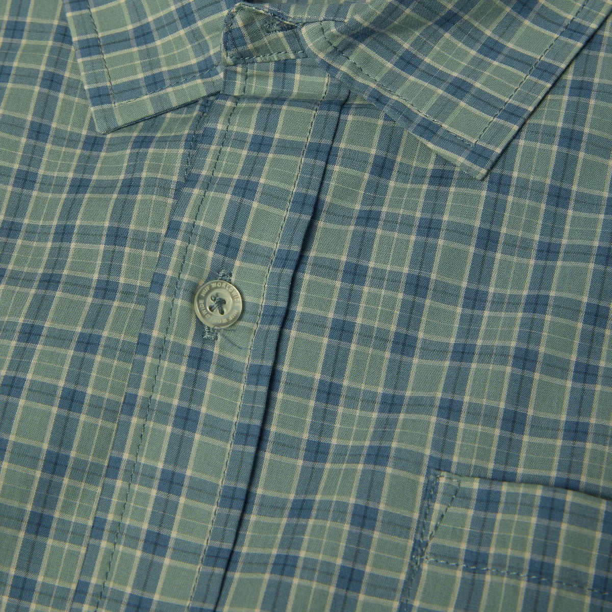 H Star SS Plaid Shirt - Marine