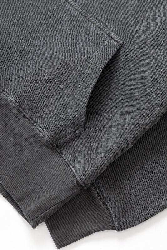 Loopback Hoodie - Washed Black