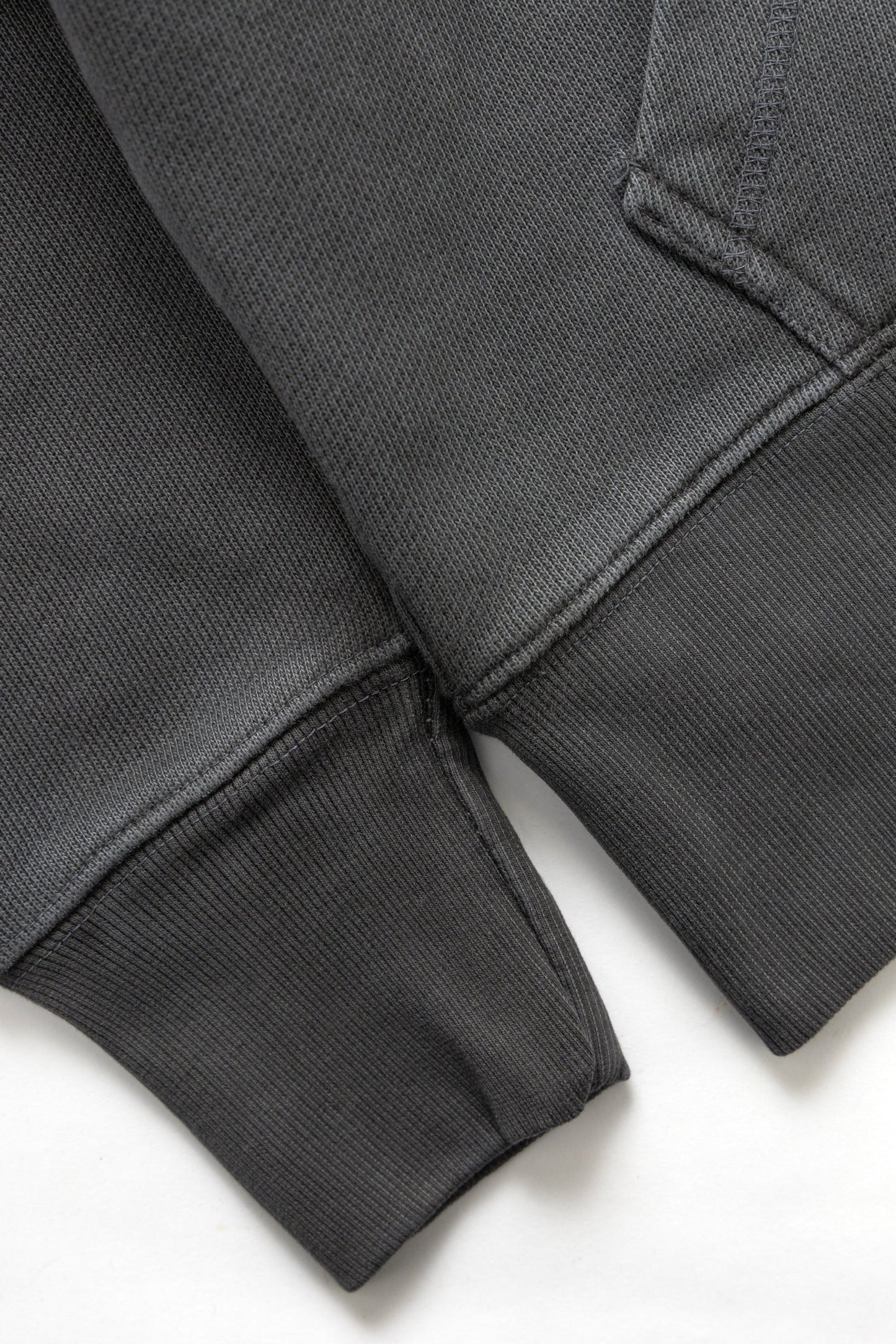 Loopback Hoodie - Washed Black