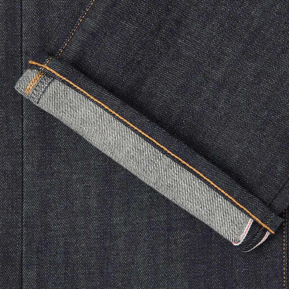 ED-47 Regular Straight Jeans, Red Selvage 14oz - Blue Unwashed