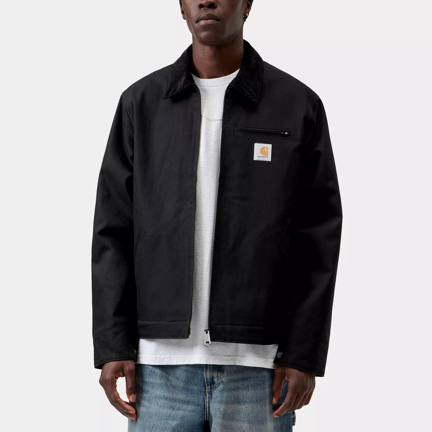Detroit Jacket (Winter) - Black / Black, Rigid
