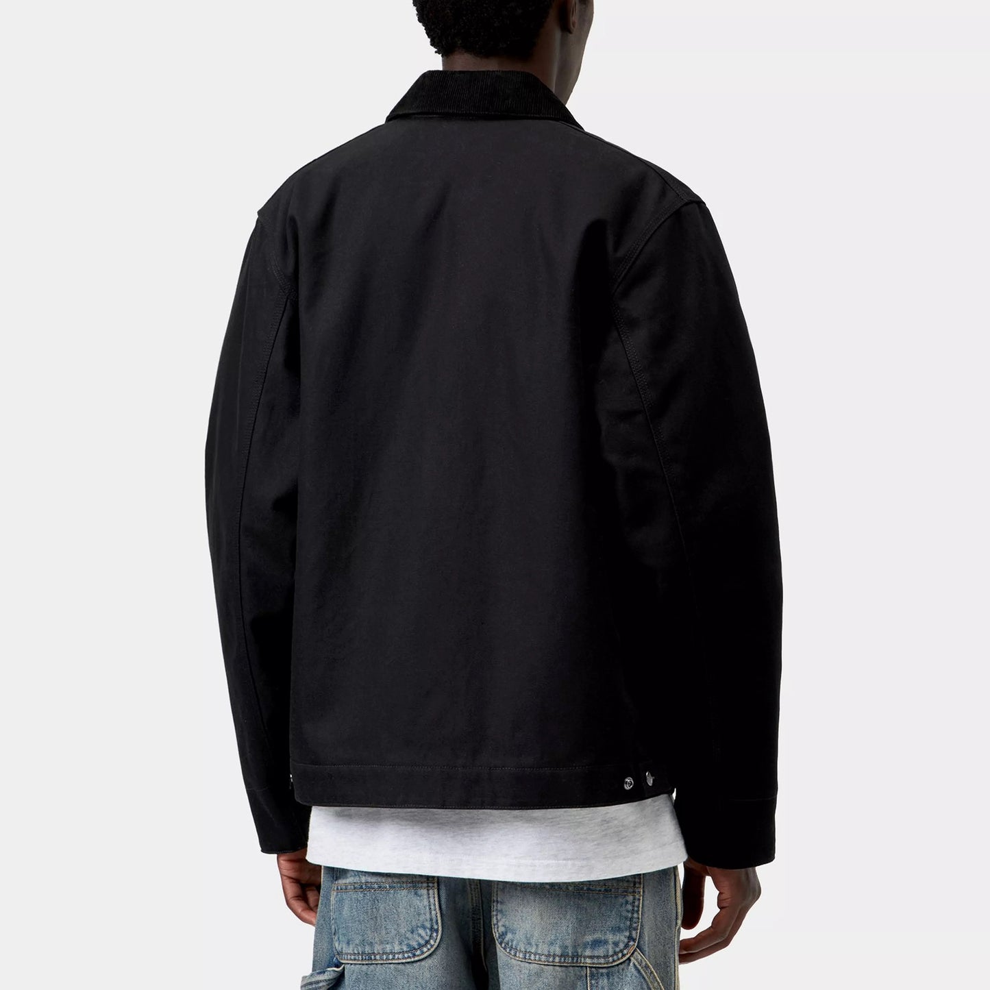 Detroit Jacket (Winter) - Black / Black, Rigid