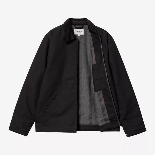 Detroit Jacket (Winter) - Black / Black, Rigid