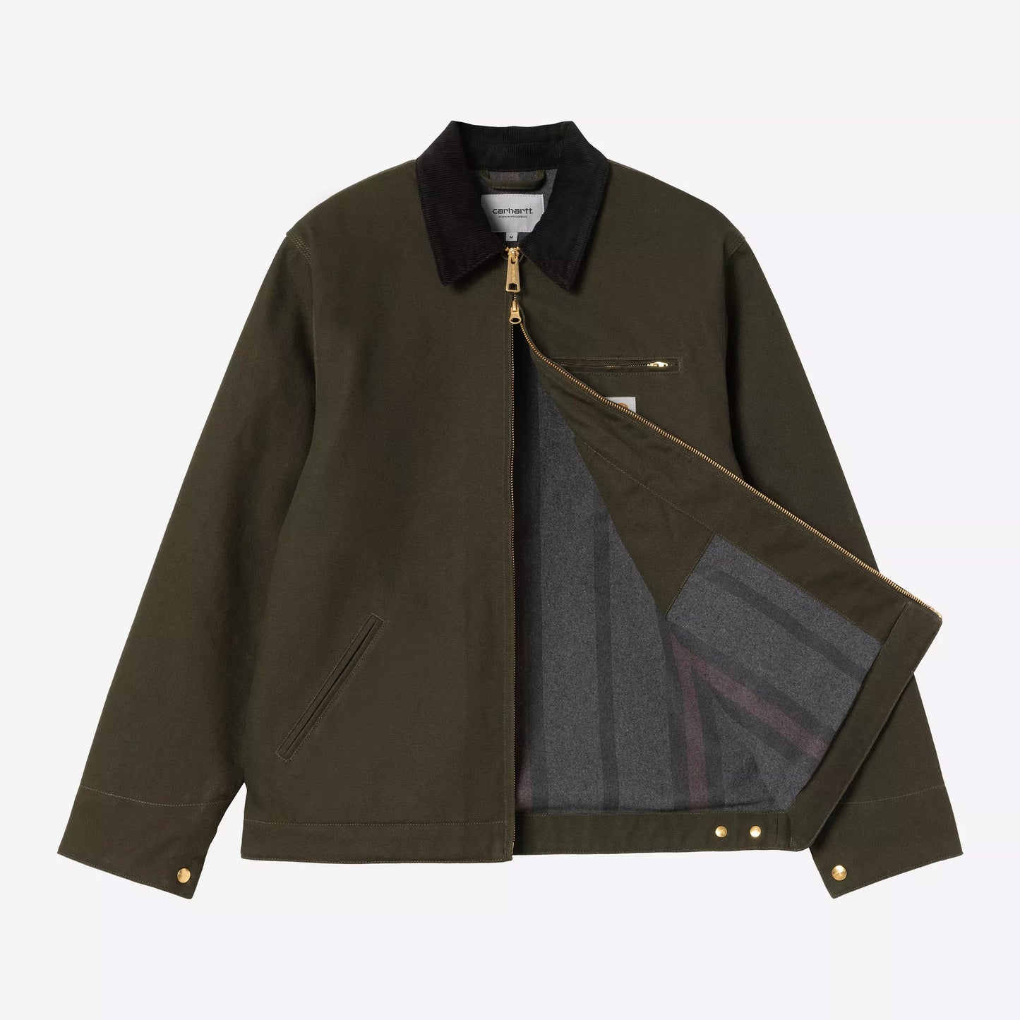 Detroit Jacket (Winter) - Olive / Black (Rigid)