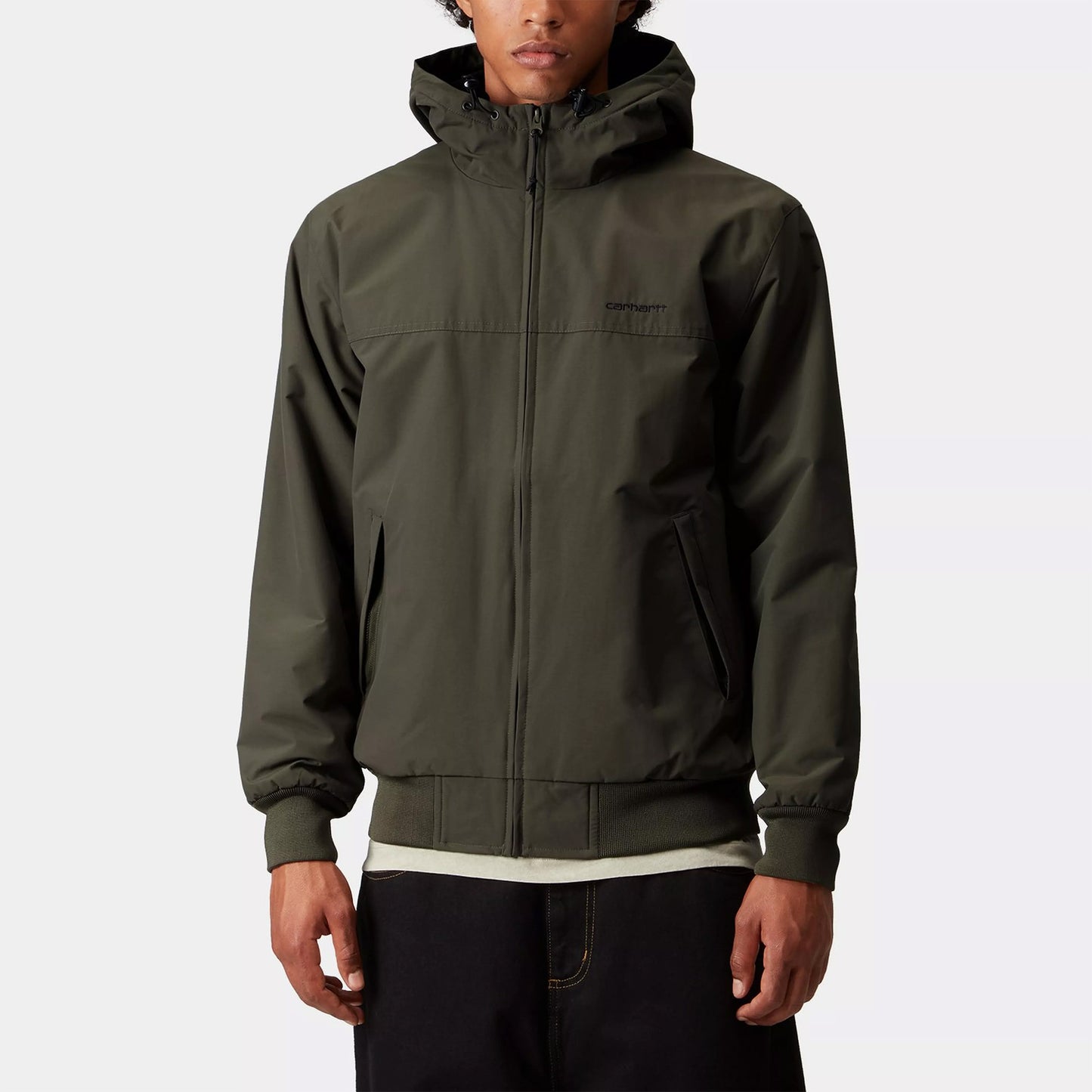 Hooded Sail Jacket - Cypress / Black