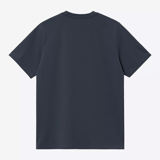 S/S American Script T-Shirt - Deep Night