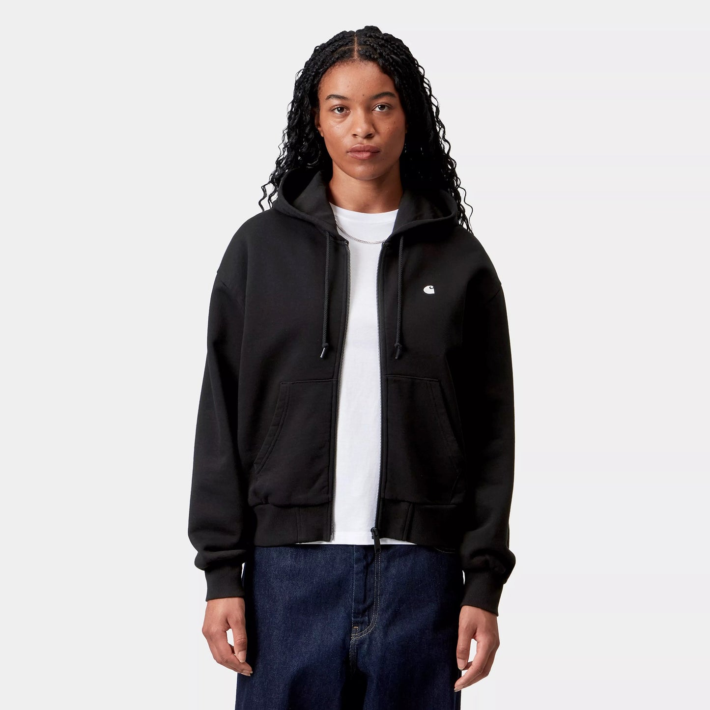 W’ Hooded Casey Jacket - Black / Silver