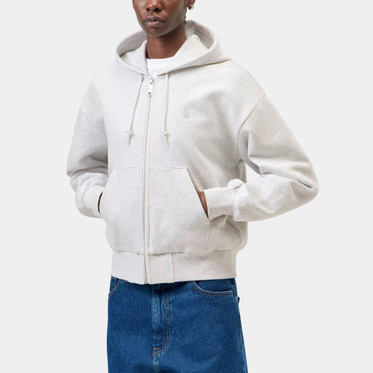 Women's Casey Hooded Jacket - Ash Heather / Silver