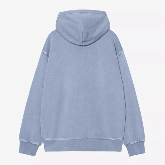 Hooded Nelson Jacket - Gentle Blue (Garment Dyed)