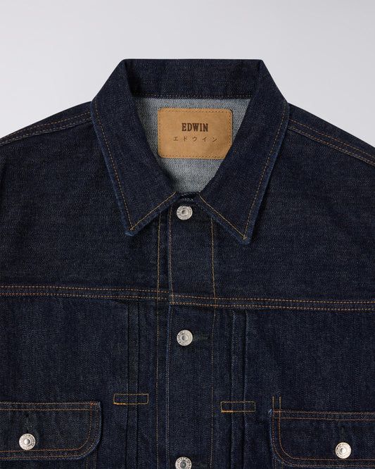 Denim Jacket - 14oz Denim Red Selvage - Blue Rinsed