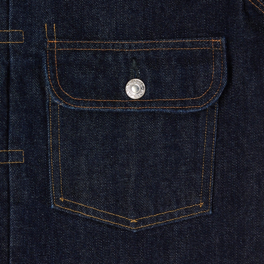 Denim Jacket - 14oz Denim Red Selvage - Blue Rinsed