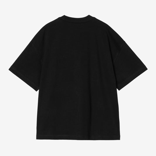 S/S Signature Script T-Shirt - Black / White
