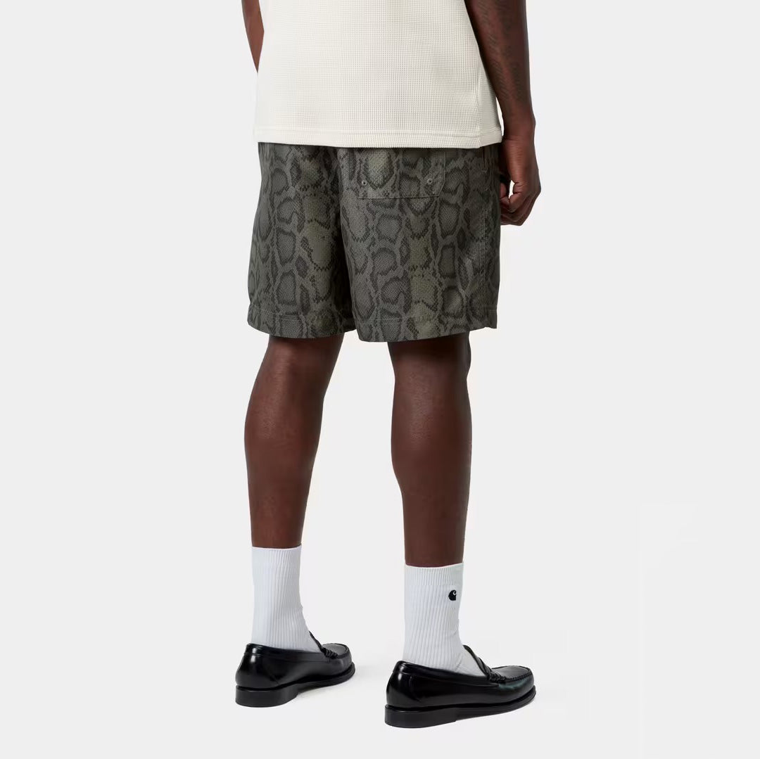Slater Swim Trunks, Snake Camo - Leaf