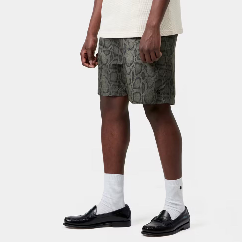 Slater Swim Trunks, Snake Camo - Leaf