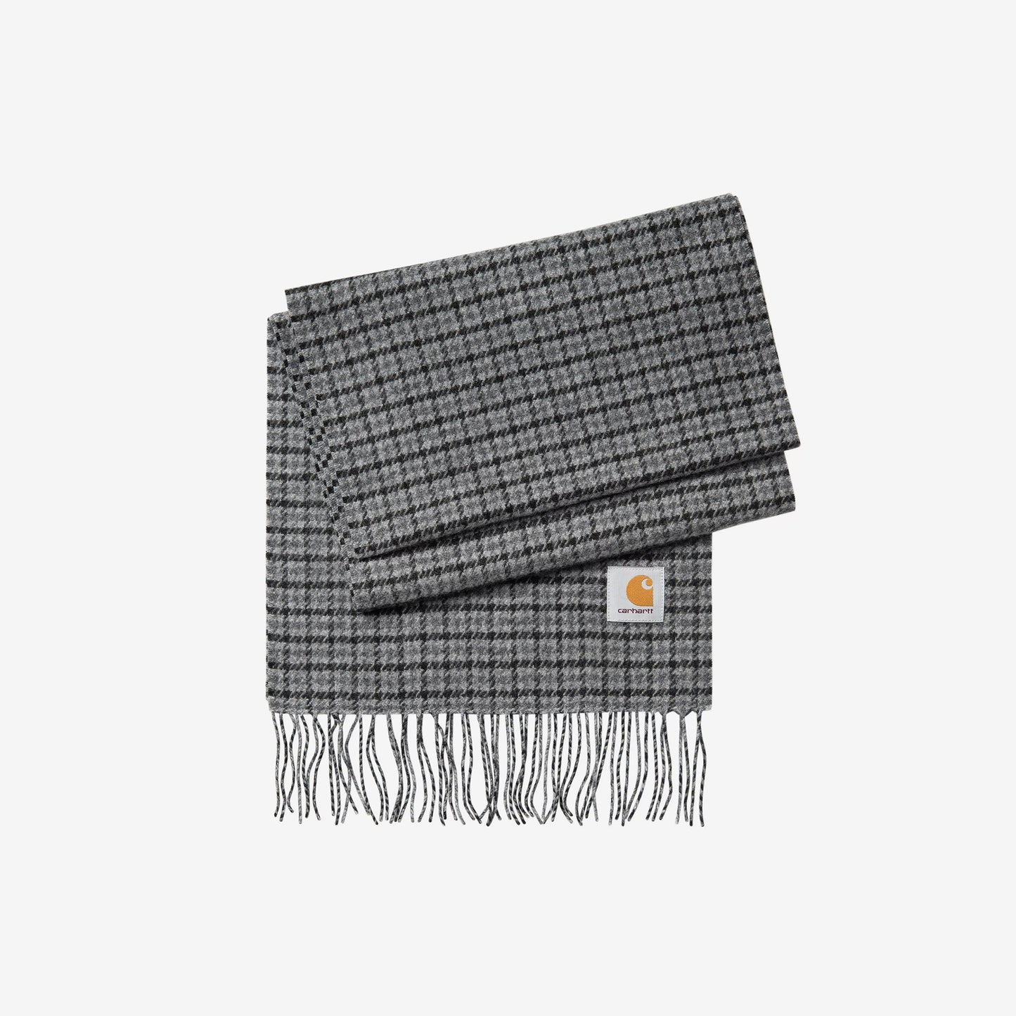 Lowis Scarf - Lowis Houndstooth, Grey Heather
