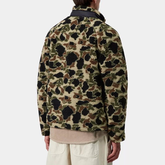 Prentis Liner - Camo Duck Jacquard, Green / Black