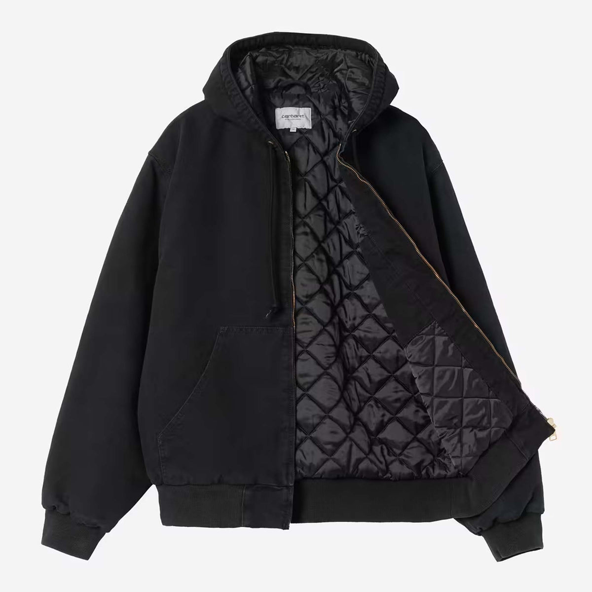 OG Active Jacket - Black, Stone Washed