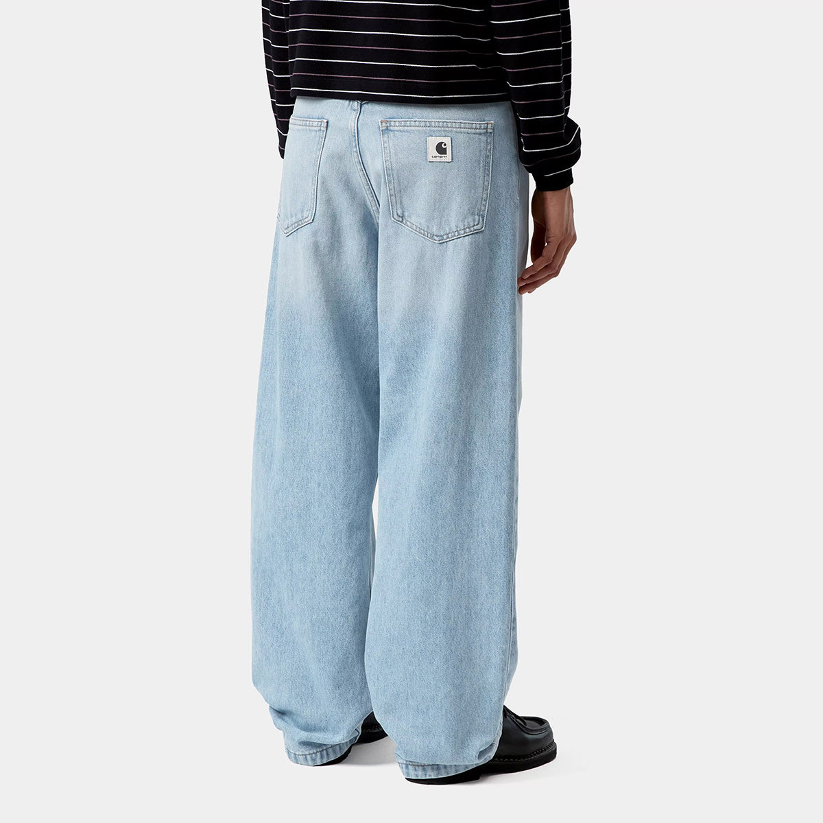W' Brandon Pant - Blue, Heavy Worn Bleached