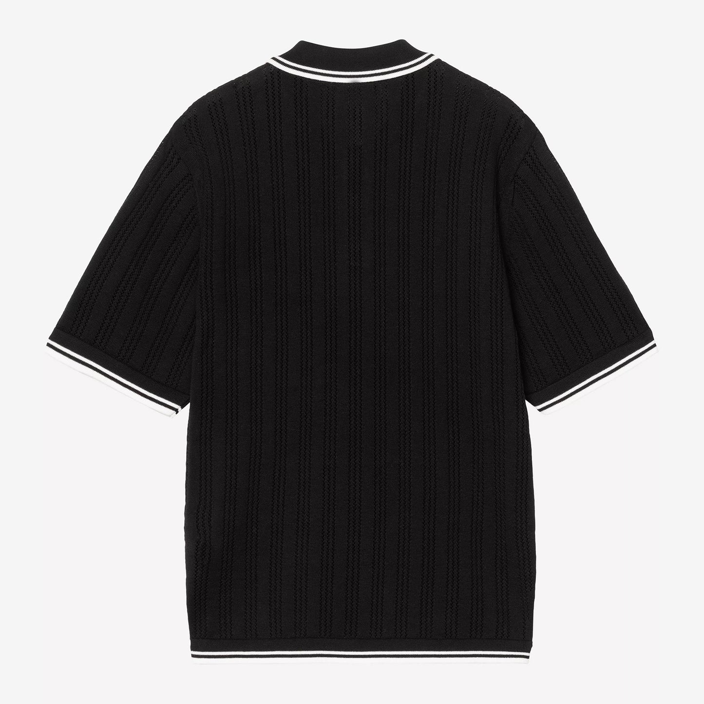 S/S Ramsey Polo - Black / Wax