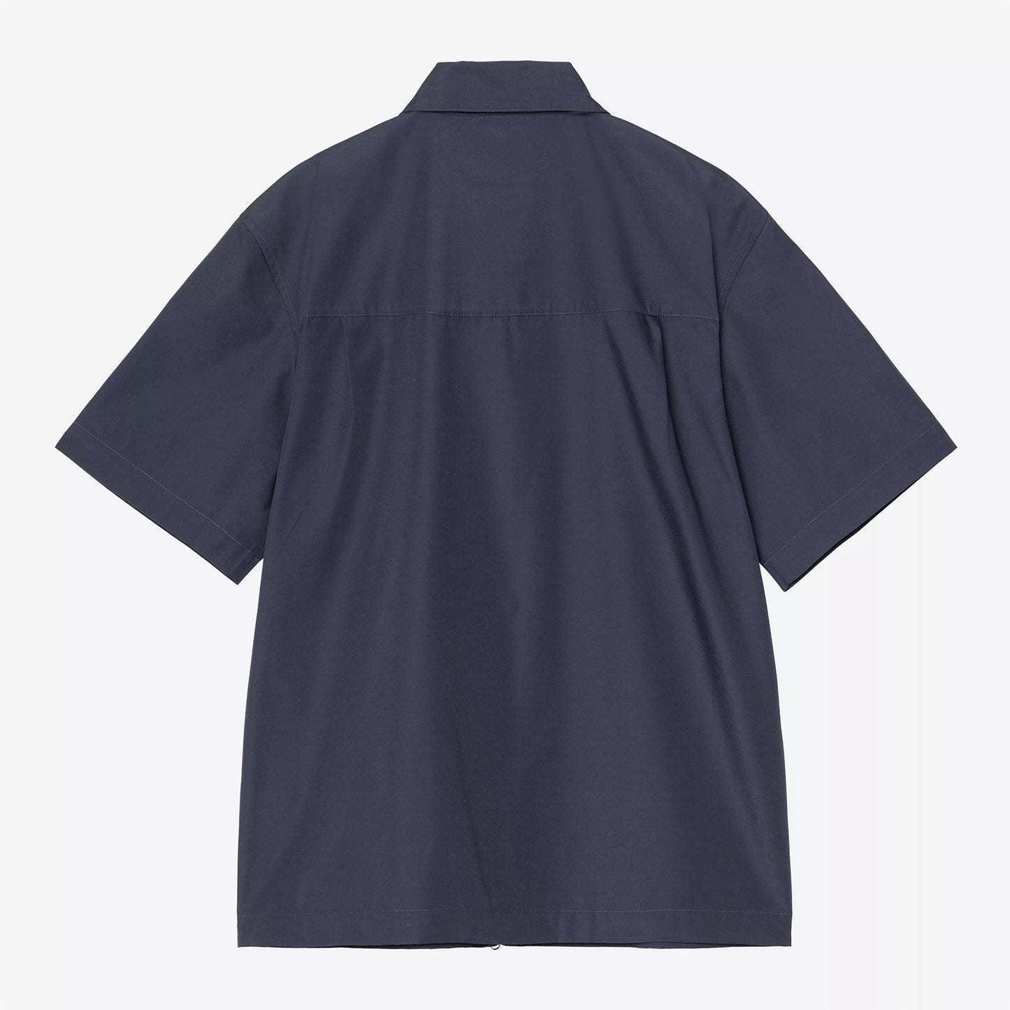 S/S Postal Zip Shirt - Blue / Wax