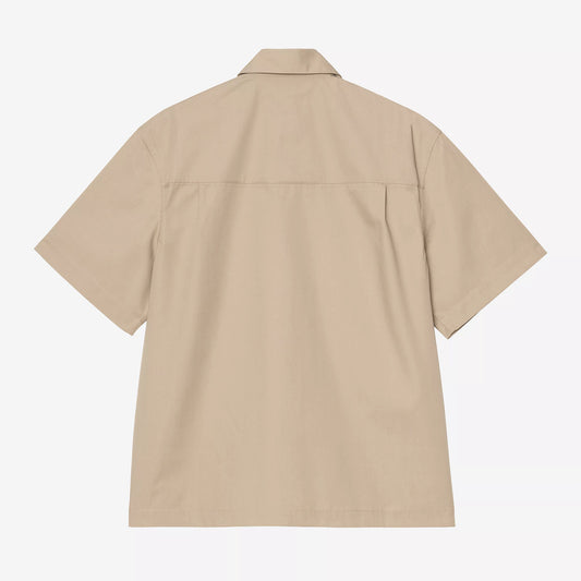 S/S Postal Zip Shirt - Iroko / Black