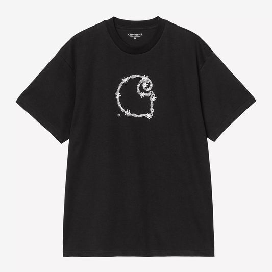 S/S Barbwire C T-Shirt - Black